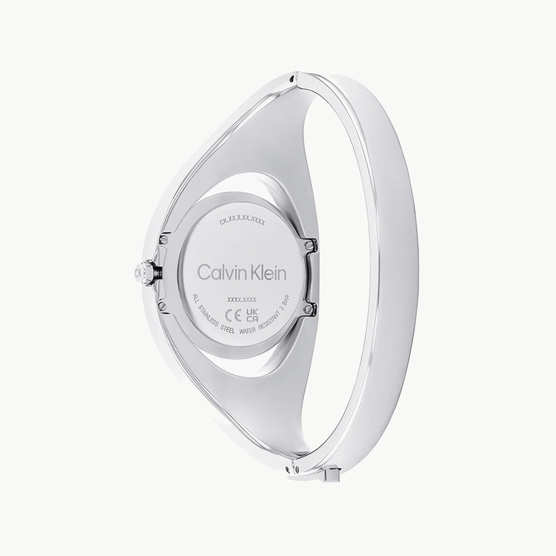 Ck Calvin Klein Men's Silver Watch, Black Dial | K2g271c6 by i-watch