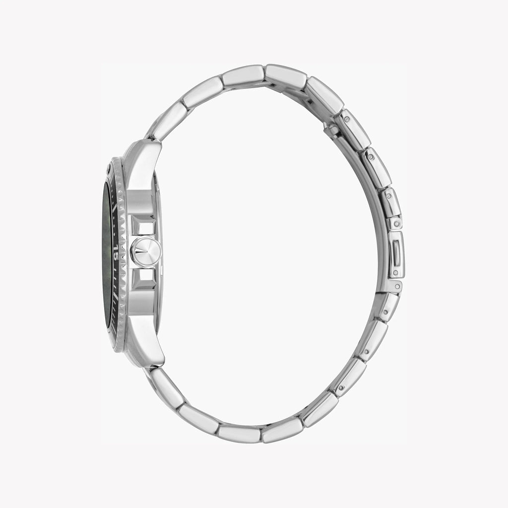 JUST CAVALLI ELEGANT STEEL - TIMELESS MEN'S WATCH WITH BLACK DIAL & SILVER BAND-i-Watch-2