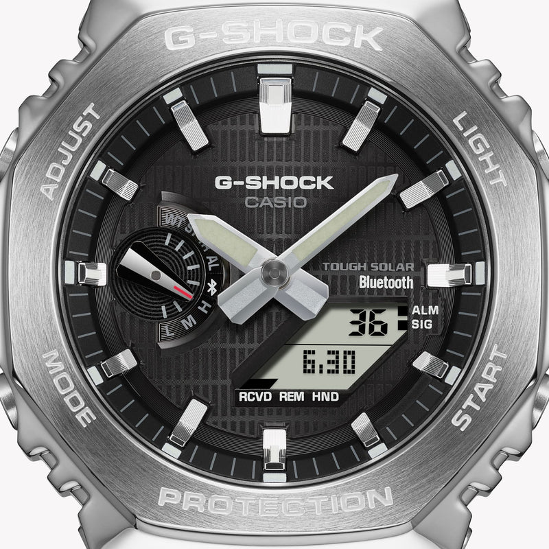 Casio G-Shock Men's Silver Resin & Stainless Steel | Gbm-2100-1aer by i-watch