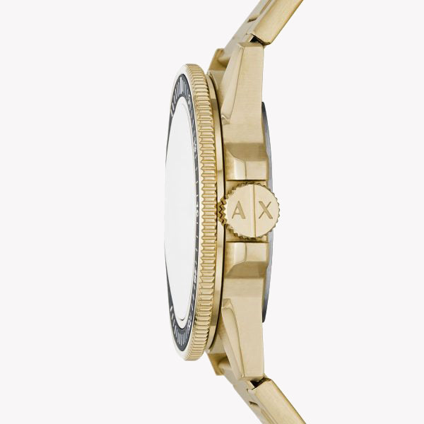 ARMS OF TIME - ARMANI EXCHANGE AX1854 GOLD LUXURY MEN'S WATCH WITH STAINLESS STEEL BAND-i-Watch-2