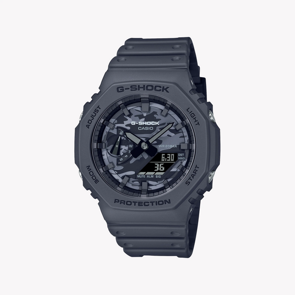 Casio G-Shock Ga-2100ca-8adr Oak - Bold Adventurer Men's Watch With Vibrant Green Resin BAnd and Digital Display by i-watch