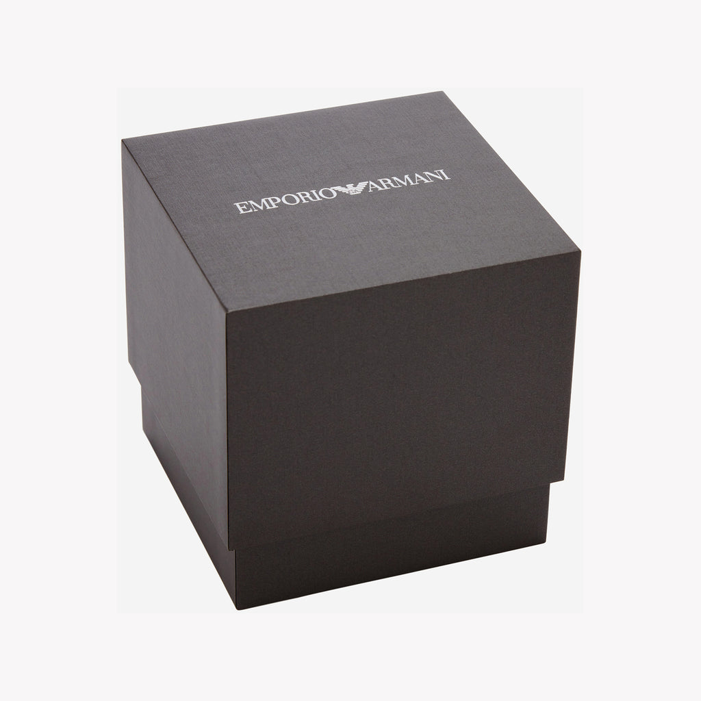 EMPORIO ARMANI AR11581 - BOLD SILVER STYLE WITH VIBRANT GREEN DIAL FOR MODERN MEN-i-Watch-6