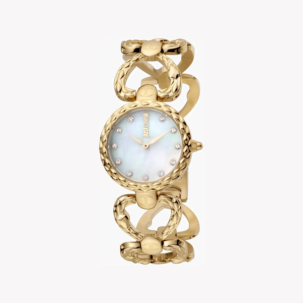 Just Cavalli Women's Gold Stainless Steel Watch, White Dial | Jc1l132m0025 by i-watch
