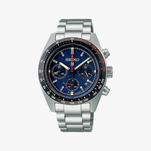 Seiko Men's Silver Stainless Steel, Dark Blue Dial | Ssc815p1 by i-watch