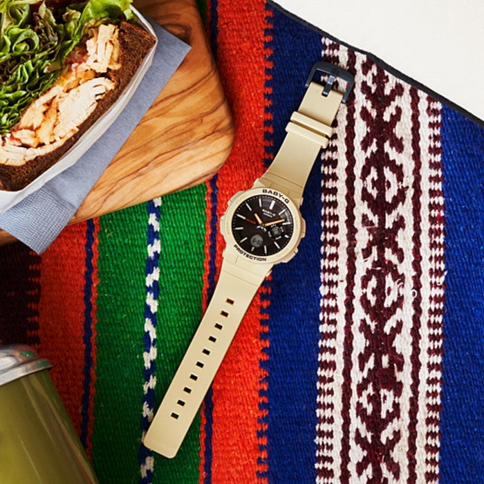 BGA-255-5ADR BABY-G - ELEGANT ADVENTURER WOMEN'S WATCH WITH BEIGE CASE & BROWN DIAL-i-Watch-4