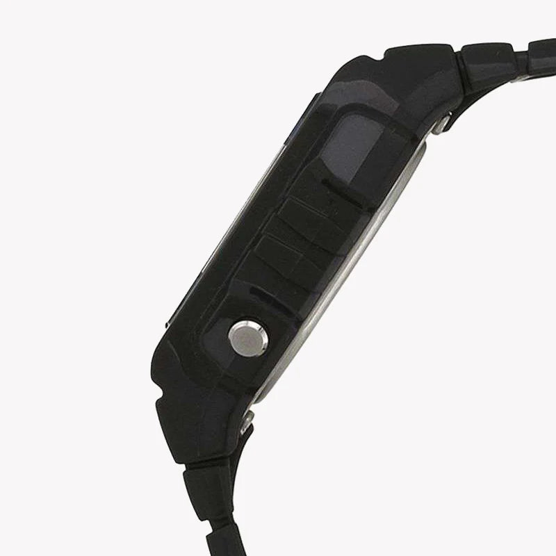 Casio Unisex Resin Watch, Black Digital Display | W-215h-8a by i-watch