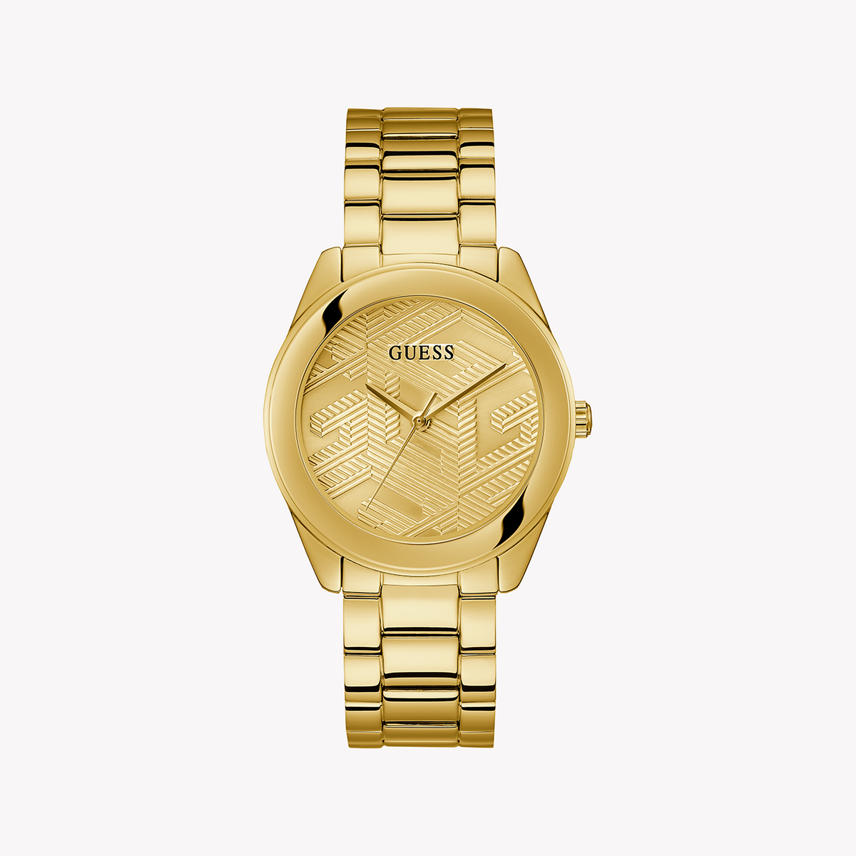 GUESS GW0606L2 GOLD CHIC - ELEGANT WOMEN'S TIMEPIECE WITH CHAMPAGNE DIAL & STAINLESS STEEL BAND