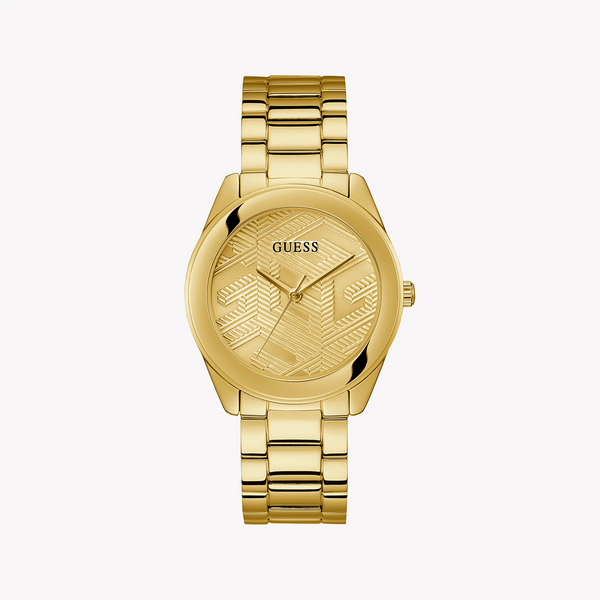 Guess Women's Gold Stainless Steel Watch, Champagne Dial | Gw0606l2 by i-watch
