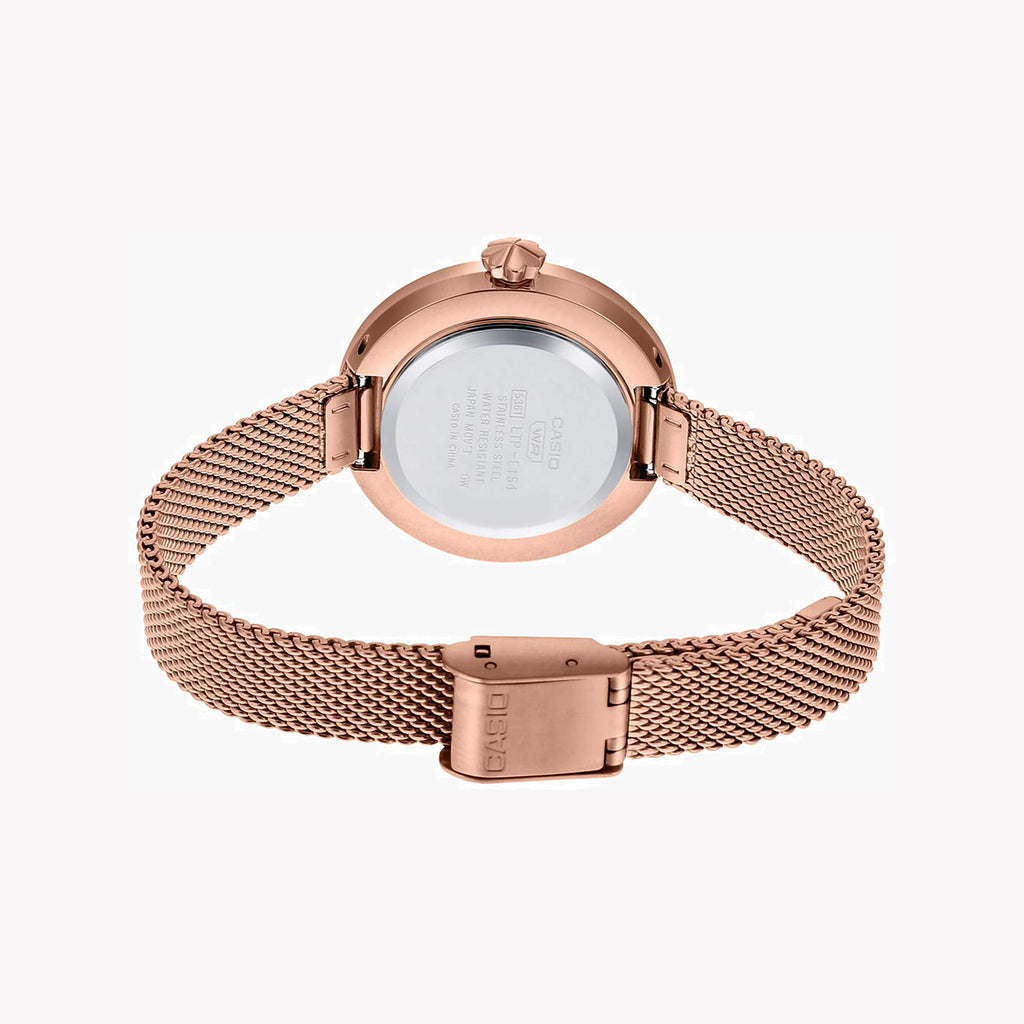 CASIO LTP-E154MPG-4ADF ROSE GOLD - ELEGANTLY RESILIENT WOMEN'S WATCH-i-Watch-3