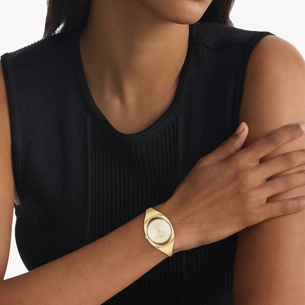 CK CALVIN KLEIN GOLD PINK DIAL - MODERN SOPHISTICATION WOMEN'S WATCH-i-Watch-4