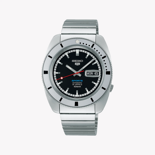 Seiko Men's Stainless Steel Watch, Black Dial | Srpl05k1 by i-watch