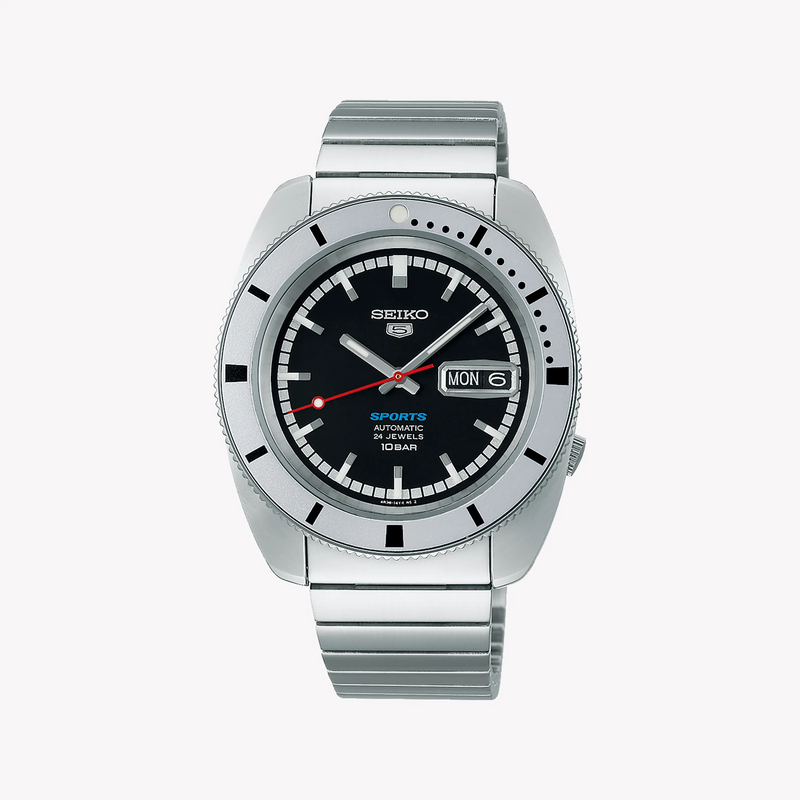Seiko Men's Stainless Steel Watch, Black Dial | Srpl05k1 by i-watch