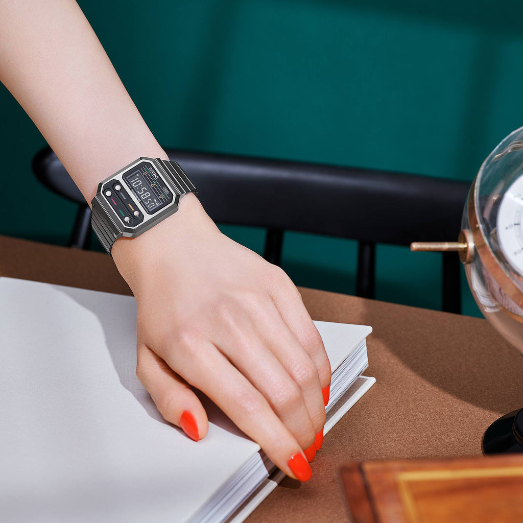 CASIO A100WEGG-1ADF - ADVENTURE-READY SPORTY DIGITAL WATCH WITH STYLISH GRAY DESIGN-i-Watch-2