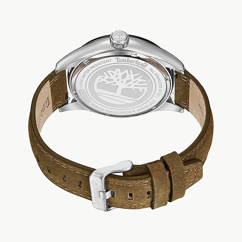 Timberland Men's Silver Watch, Black Dial | Tdwga2201201 by i-watch