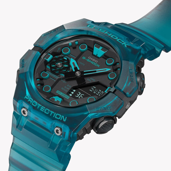 G-Shock Men's Blue Resin Watch, Carbon Core Guard | Ga-B001g-2adr by i-watch