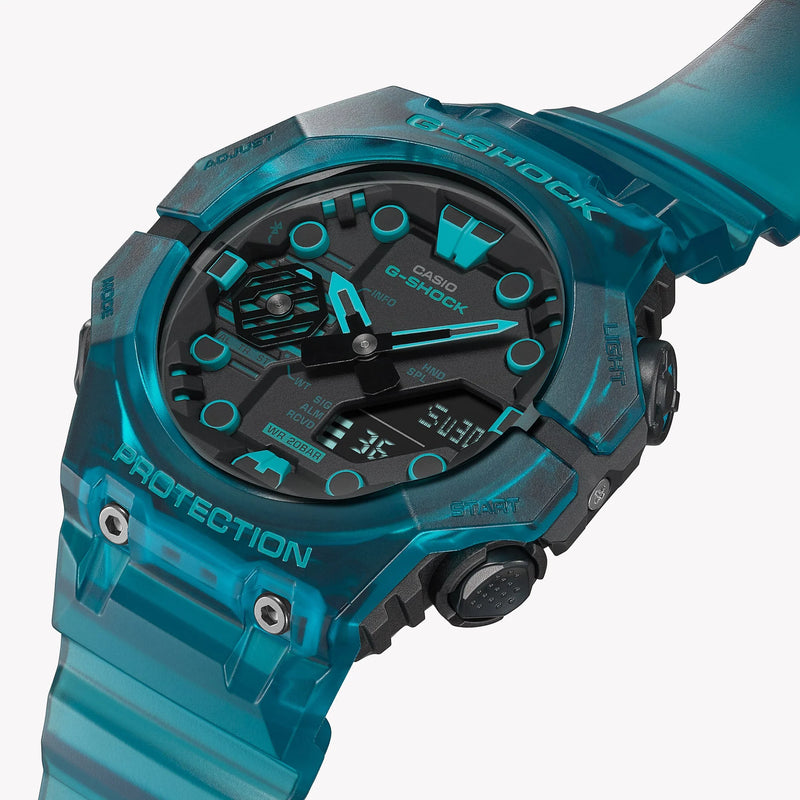G-Shock Men's Blue Resin Watch, Carbon Core Guard | Ga-B001g-2adr by i-watch