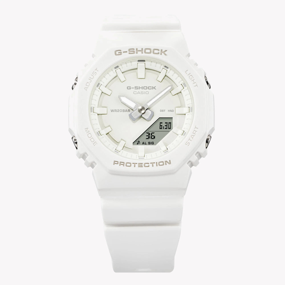 Casio G-Shock Women's White & Gold Watch, Bio Material | Gma-P2100st-7aer by i-watch