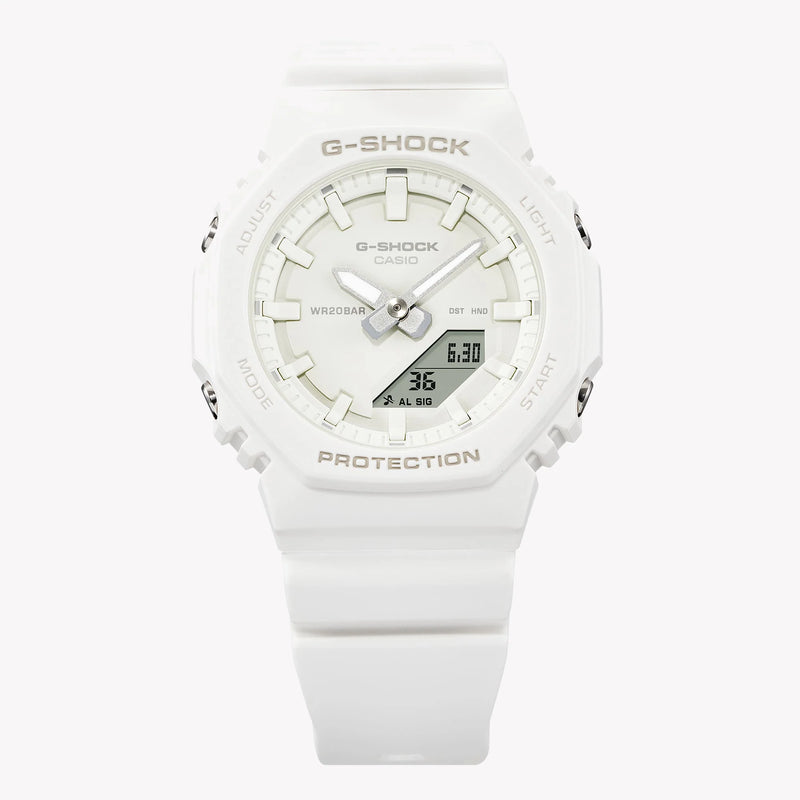 Casio G-Shock Women's White & Gold Watch, Bio Material | Gma-P2100st-7aer by i-watch
