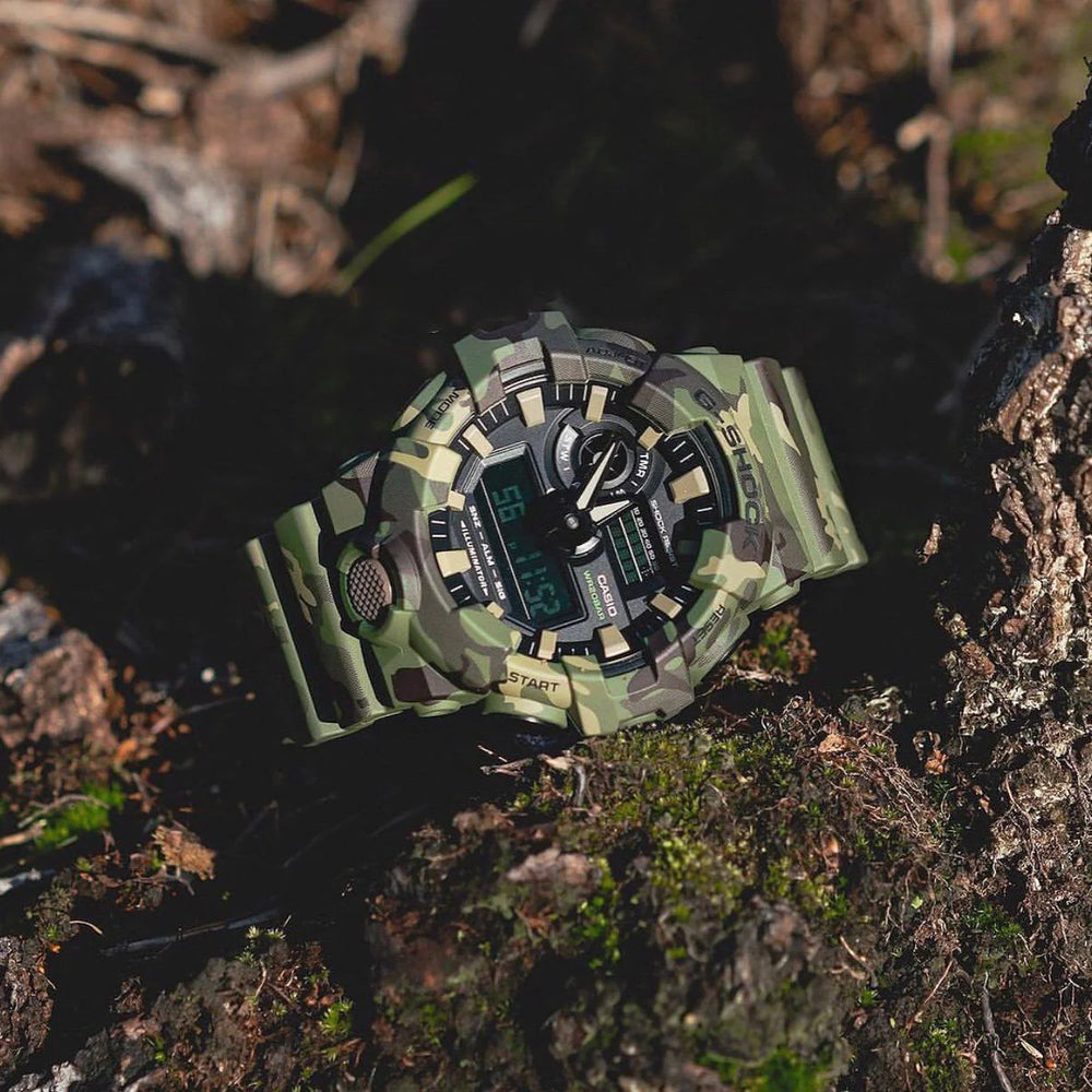 G-Shock Men's White Resin Watch, Digital Dial | Ga-700ske-7adr by i-watch