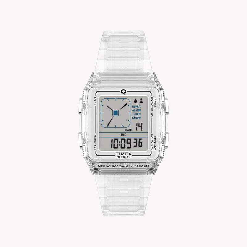 Timex Unisex Transparent Resin Watch, Translucent Case | Tw2w45200 by i-watch