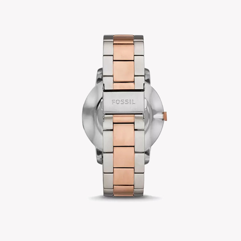 Fossil Men's Rose Gold Watch, Blue Dial | Fs5498 by i-watch
