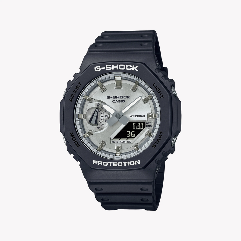 Casio G-Shock Ga-2100sb-1adr Oak - Durable Elegance Men's Watch In Black Resin by i-watch