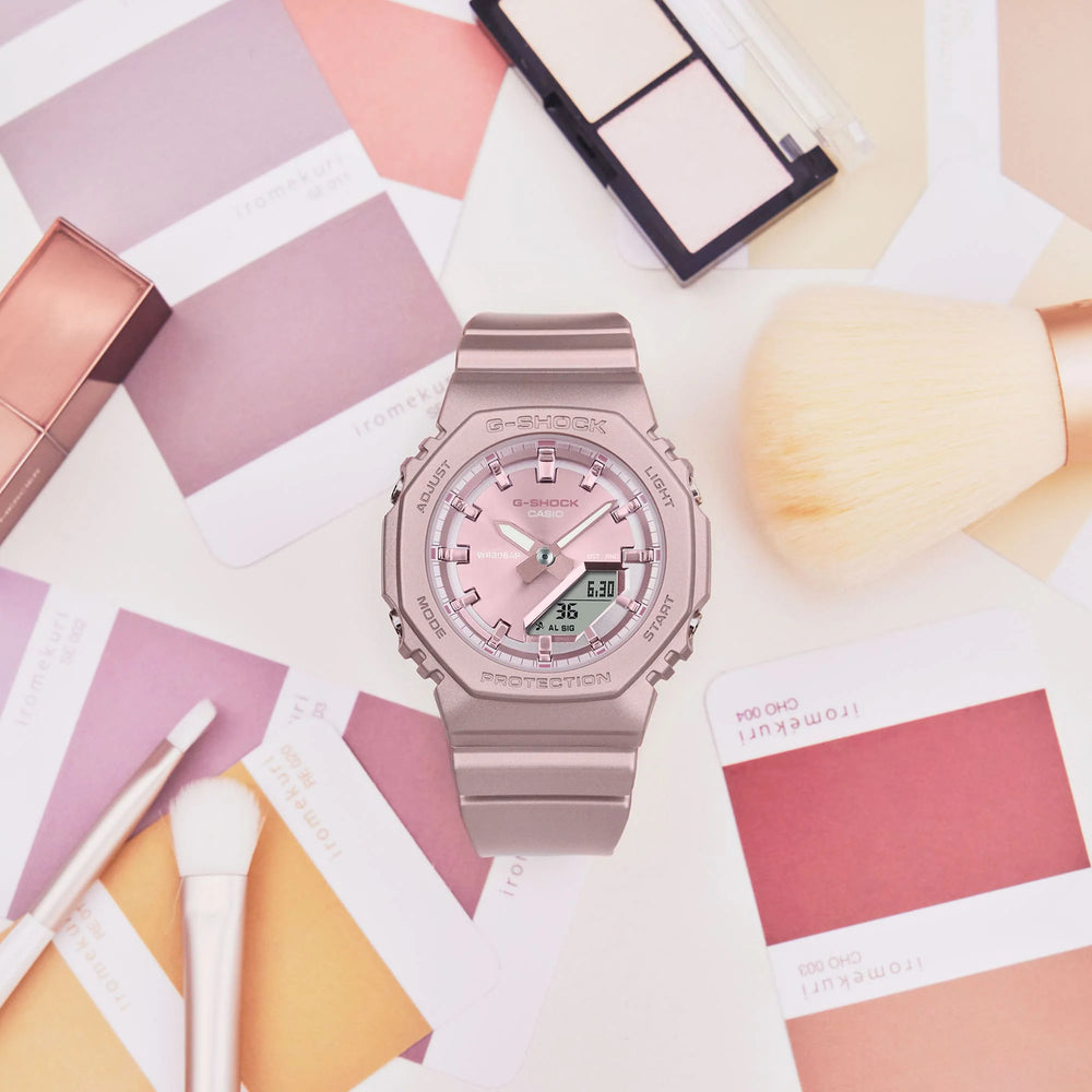 Casio G-Shock Women's Pink Watch, Bio-Sourced Plastic | Gma-P2100st-4aer by i-watch
