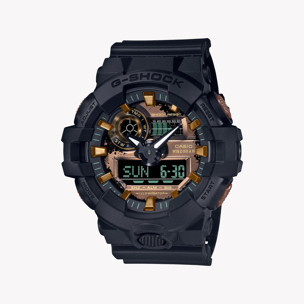 G-Shock Men's Black Resin Watch, Digital Dial | Ga-700rc-1adr by i-watch