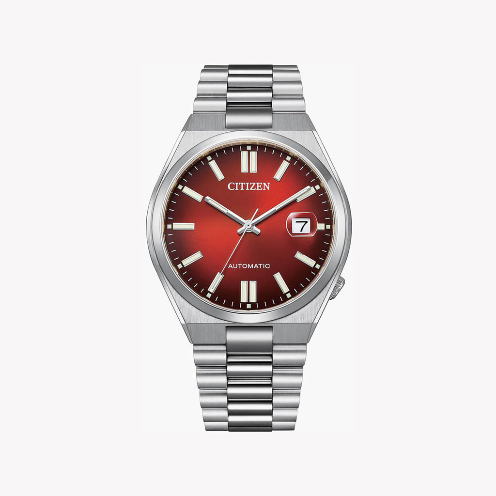 CITIZEN NJ0150-56W - DYNAMIC PRECISION MEN'S AUTOMATIC WATCH WITH STYLISH RED DIAL