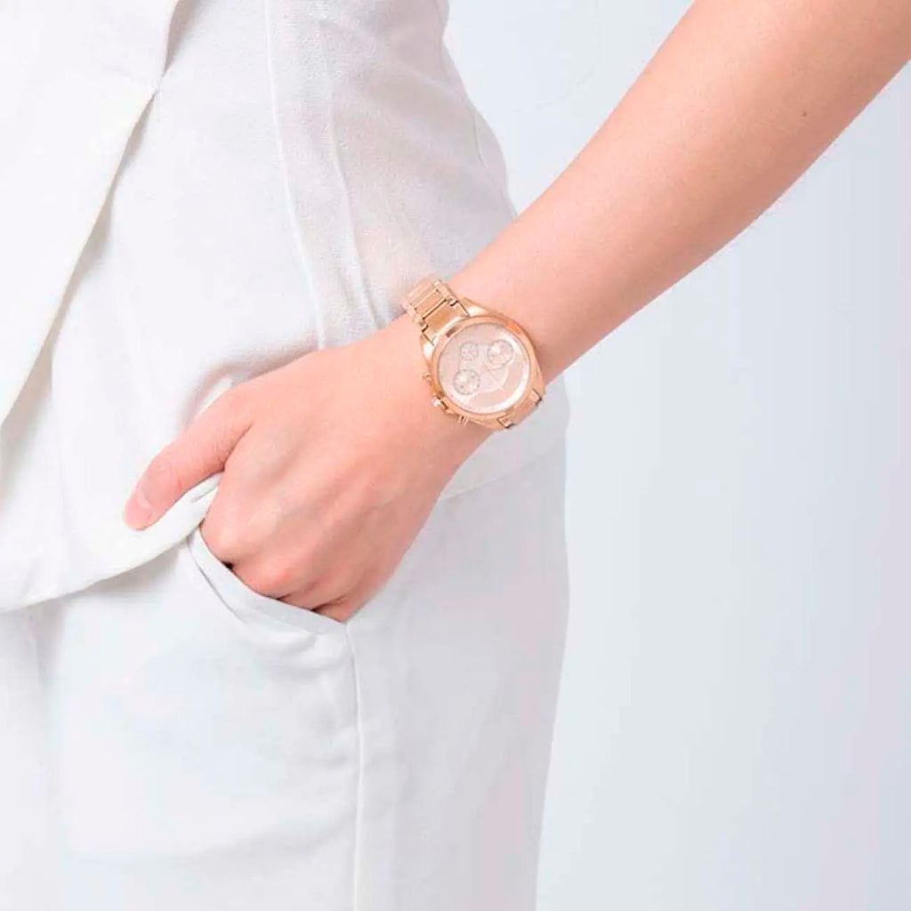 FOSSIL BQ3036 LADY'S TIMEPIECE - ROSE GOLD ELEGANCE FOR THE MODERN WOMAN-i-Watch-4