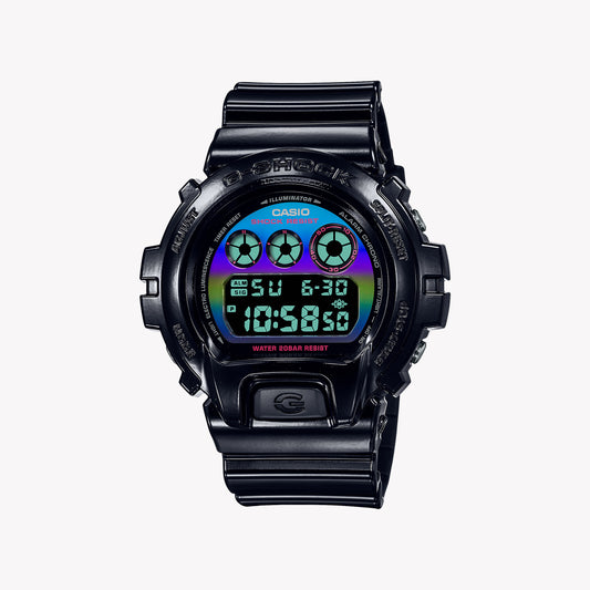 CASIO G-SHOCK DW-6900RGB-1 OVERSIZE - Montre pour homme VIRTUAL BLACK RAINBOW SERIE