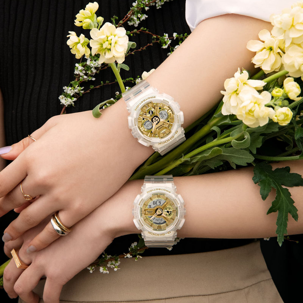 CASIO GMA-S120SG-7AER ELEGANT ADVENTURE - TIMELESS WOMEN'S WATCH WITH GOLD ACCENTS & WATER RESISTANCE-i-Watch-3