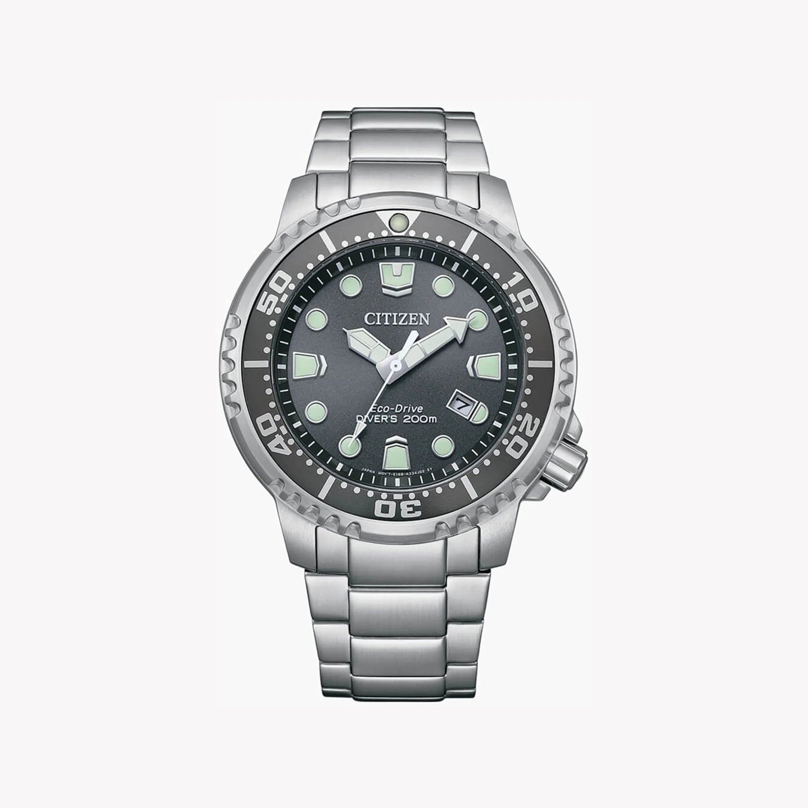 Citizen Men's Silver Stainless Steel Watch, Gray Dial | Bn0167-50h by i-watch