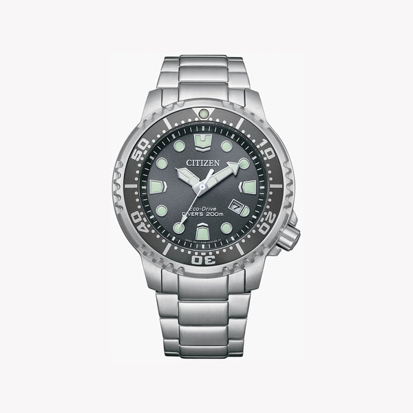 Citizen Men's Silver Stainless Steel Watch, Gray Dial | Bn0167-50h by i-watch