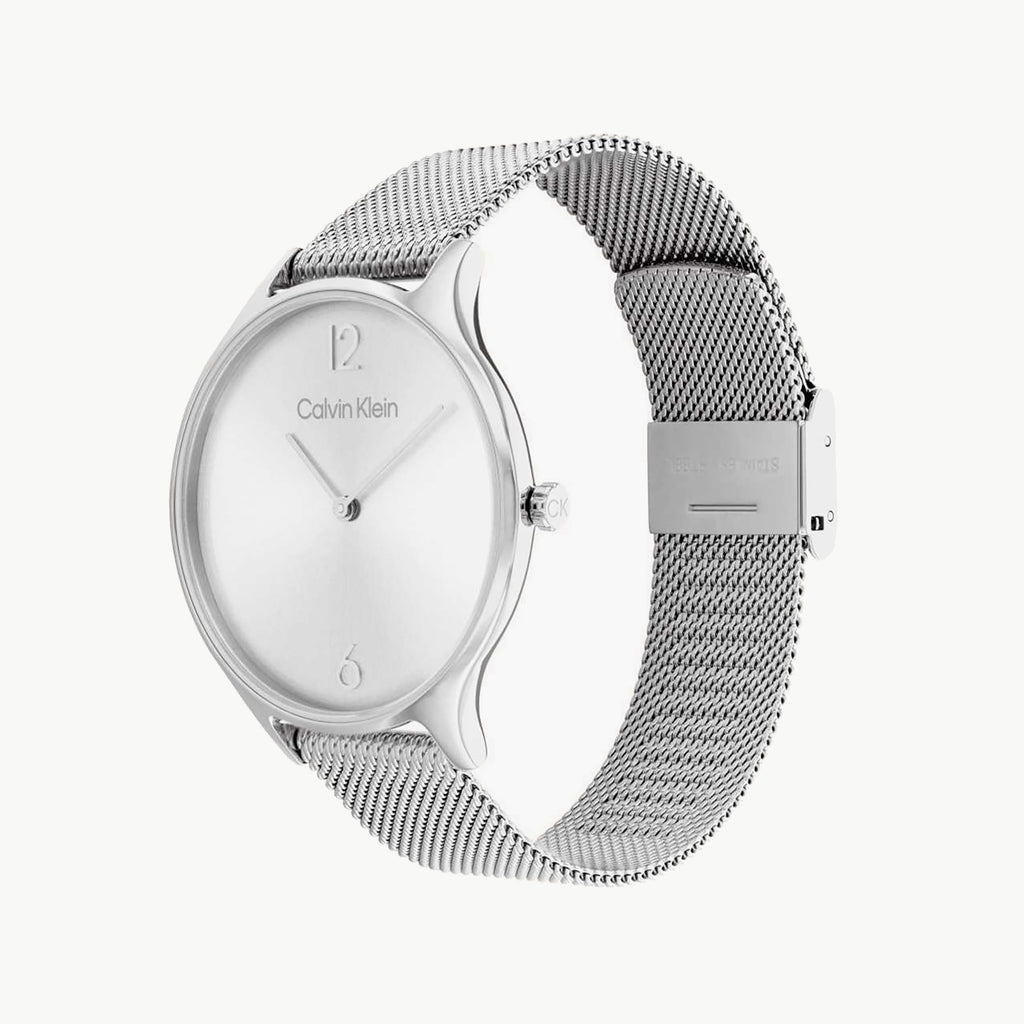 CK CALVIN KLEIN MODERN ELEGANCE - SILVER STAINLESS WOMEN'S WATCH with Sleek Dial & Versatile Style-i-Watch-2