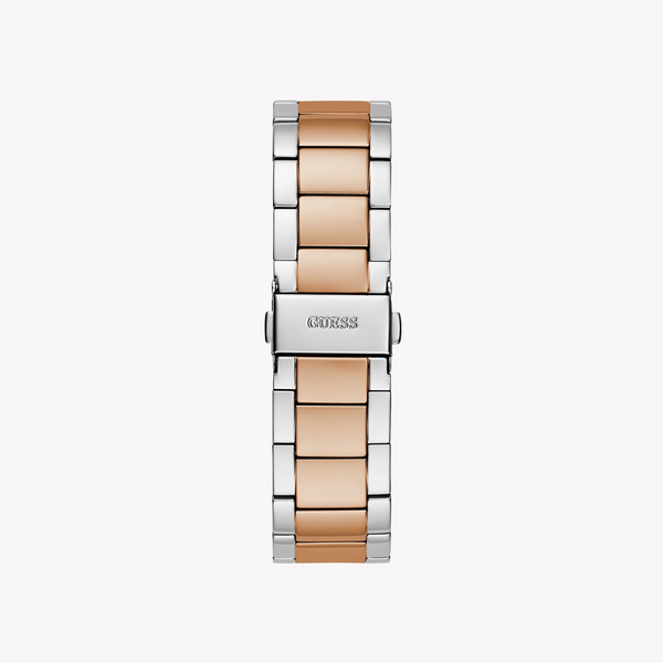 Guess Women's Rose Gold & Silver Watch, Silver Dial | Gw0616l3 by i-watch