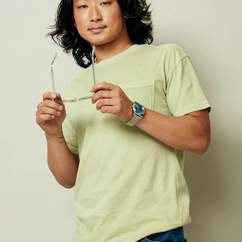 Nixon Men's Silver Stainless Steel Watch, Blue Dial | A1369-5201 by i-watch