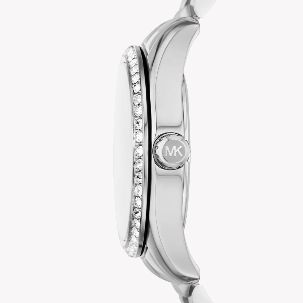 MICHAEL KORS MK7445 ELEGANT TIMEPIECE - MODERN SILVER CHARM FOR THE STYLISH WOMAN