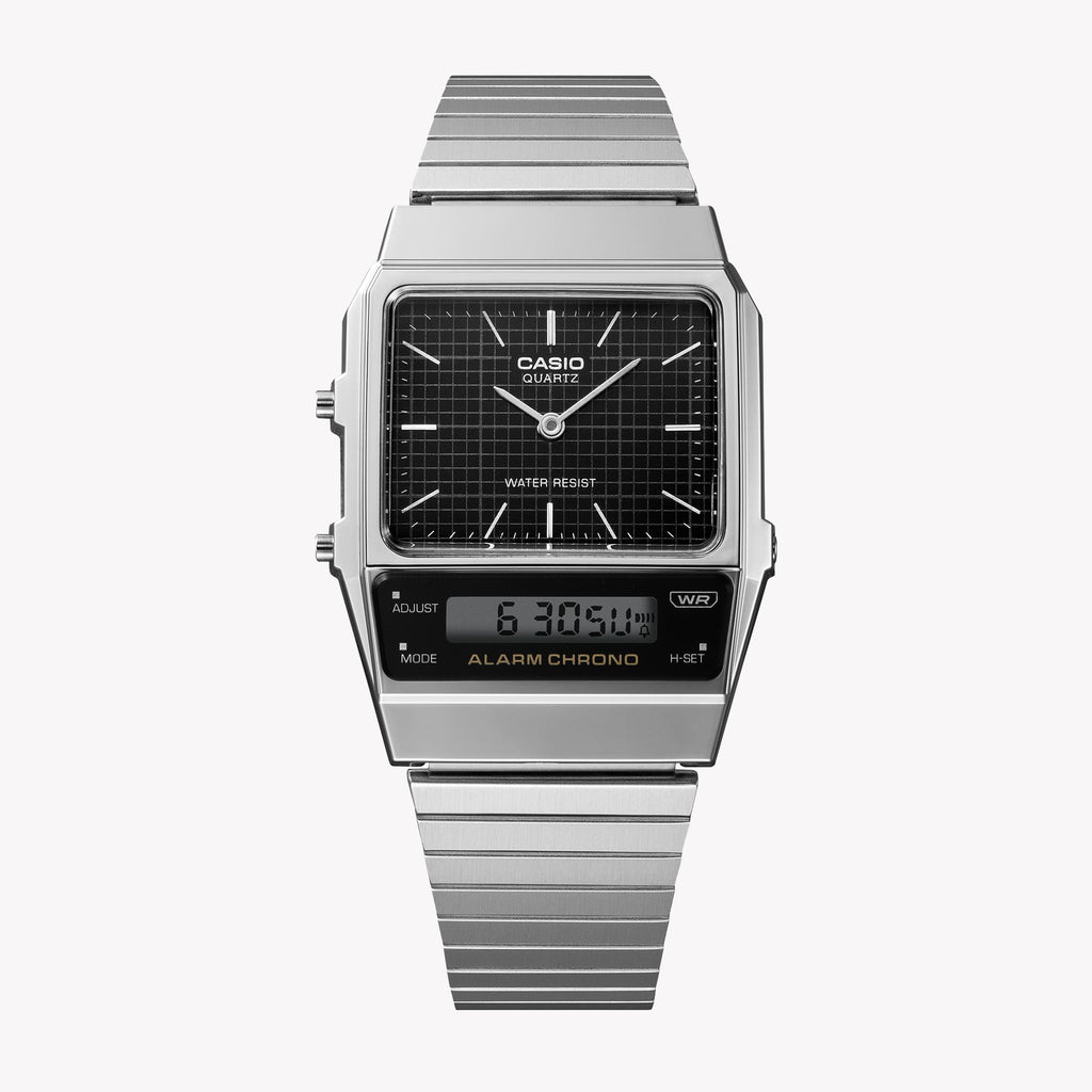 CASIO AQ-800E-1ADF - BOLD RETRO STYLE UNISEX WATCH WITH DUAL TIME ZONE & WATER RESISTANCE-i-Watch-2