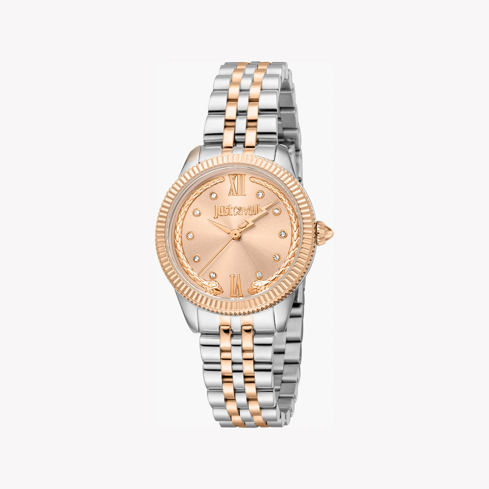 Just Cavalli Women's Two-Tone Watch, Rose Gold Dial | Jc1l315m0095 by i-watch