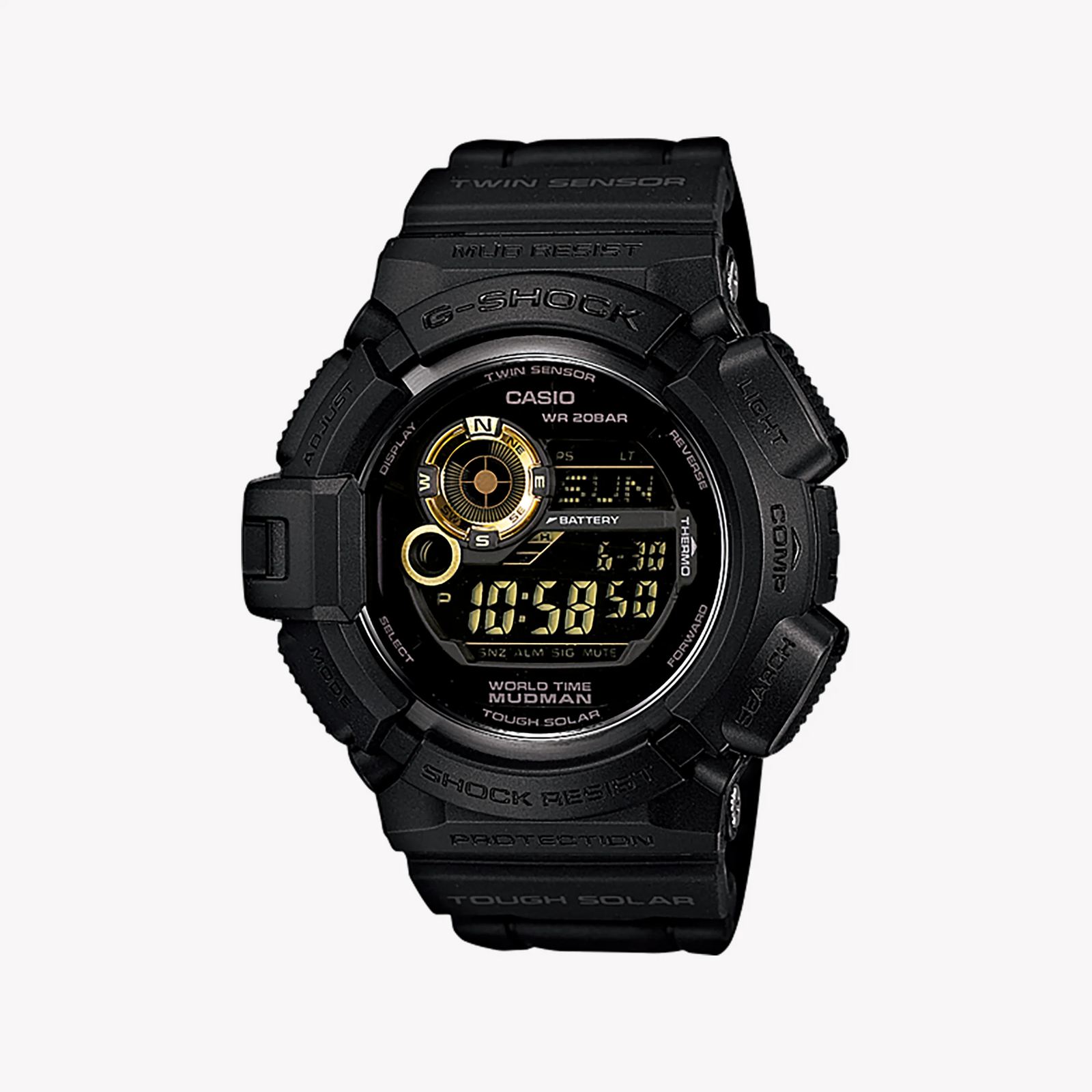 Casio G-Shock G-9300gb-1dr Adventure Ready - Stylish Black Timepiece For Men by i-watch