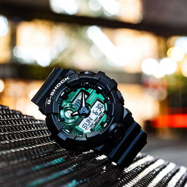 Casio G-Shock Ga-700mg-1adr - Rugged Black Resin Men's Watch With Digital Dial by i-watch