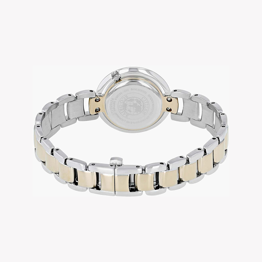 CITIZEN Eco-Drive EM0666-89D RADIANT CHARM - ELEGANT LIGHT-POWERED WOMEN'S WATCH in Silver & Rose Gold-i-Watch-2