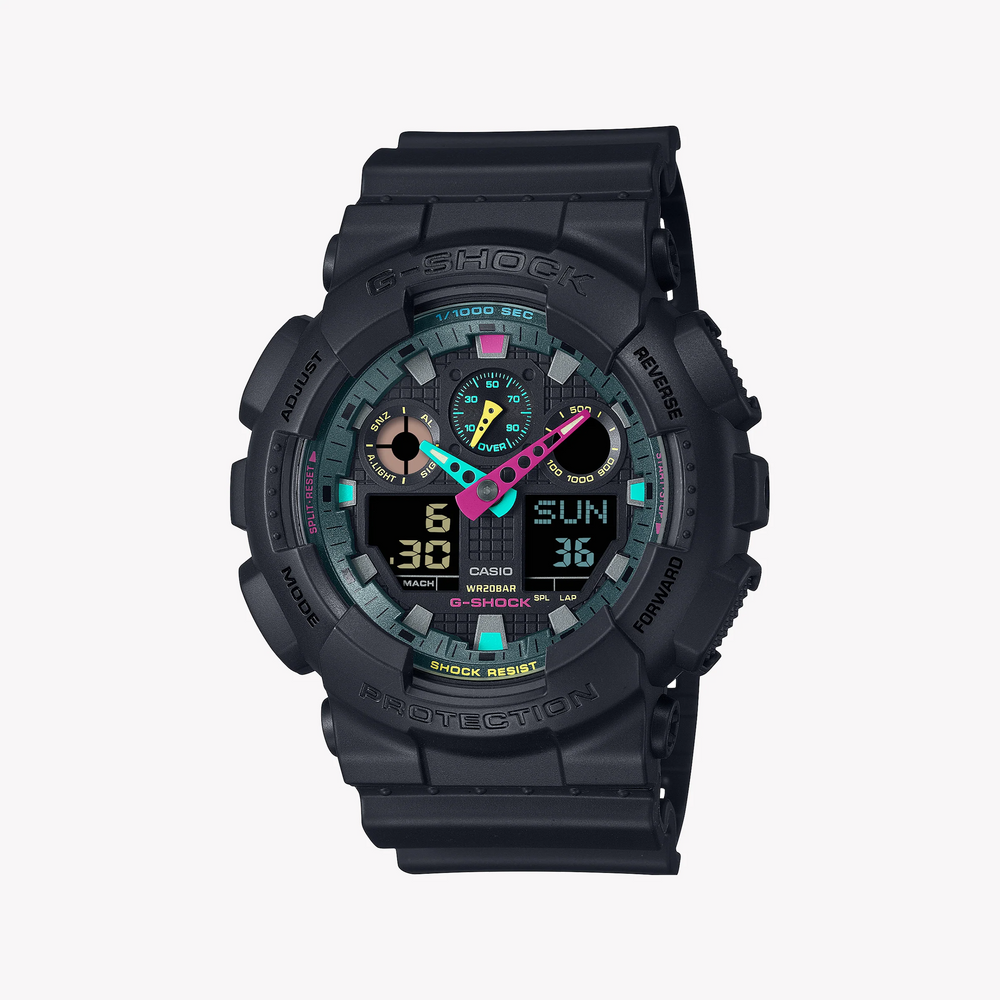 G-Shock Men's Black Resin Watch, Digital Dial | Ga-100mf-1adr by i-watch