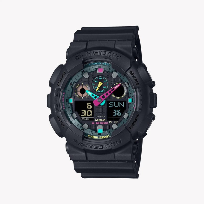 G-Shock Men's Black Resin Watch, Digital Dial | Ga-100mf-1adr by i-watch