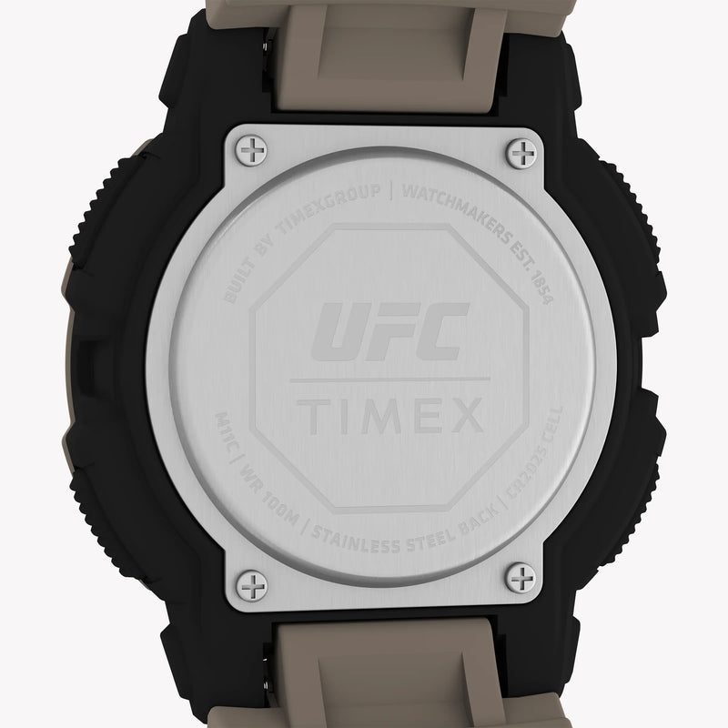 Timex Men's Resin Watch, Black/Tan | Ufc Rumble Digital by i-watch