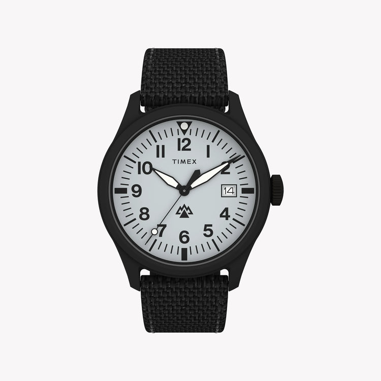 Timex Men's Black Eco-Friendly Watch, Gray Dial | TW2W34700
