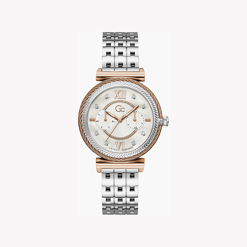 GUESS COLLECTION Y76001L1MF - BOLD ROSE GOLD STAINLESS STEEL MEN'S WATCH - ELEGANT STYLE & FUNCTION