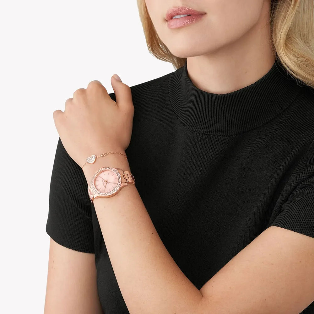 Michael Kors Women's Rose Gold Watch, Stainless Steel | Mk1068set by i-watch