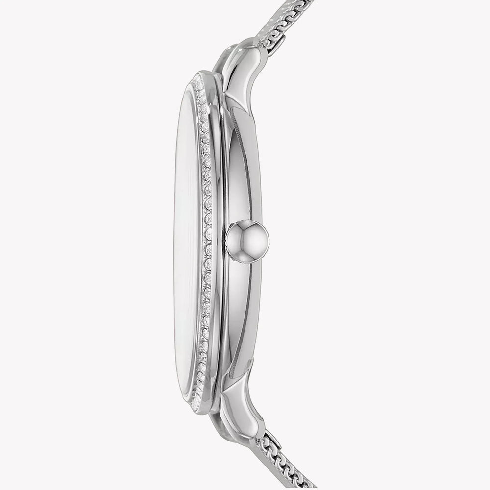 Fossil Women's Silver Stainless Steel Watch, Silver Dial | Es4627 by i-watch